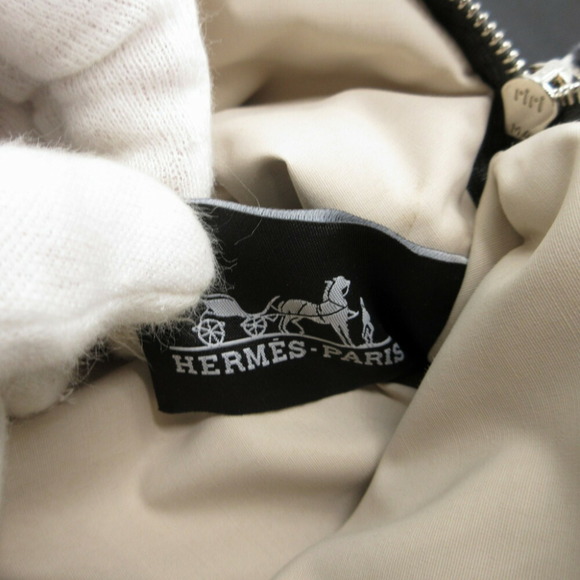HERMES Bolide Vis Verza PM Gray Pouch - Picture 6 of 7